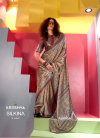 Silkina By Kreshva Satin Kashmiri Prints Saree Wholesale Market Surat